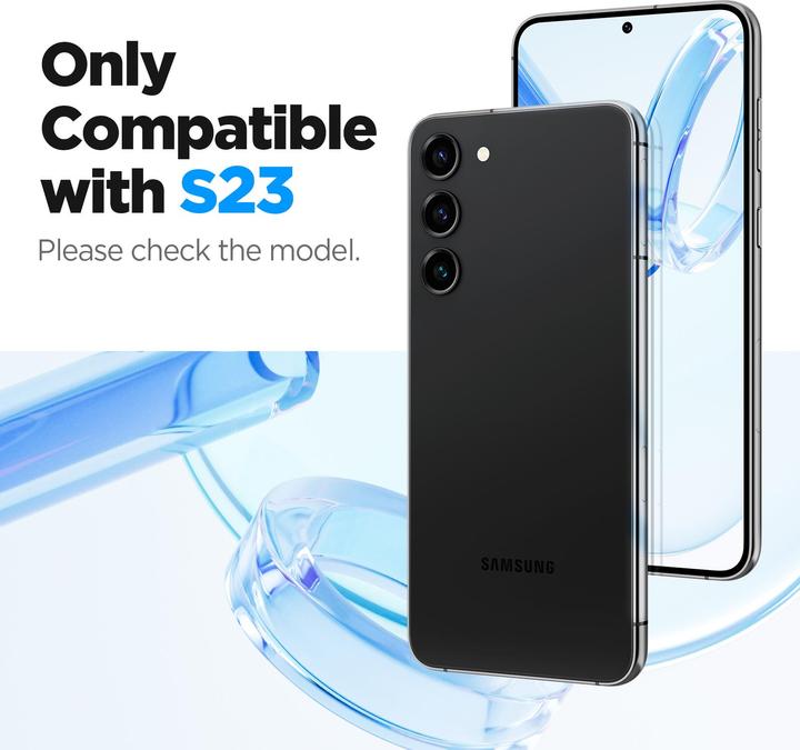 Spigen Glas.TR Sam S23 2szt./2pcs "EZ FIT" AGL05958 szkło hartowane (2 Piece, Samsung Galaxy S23)