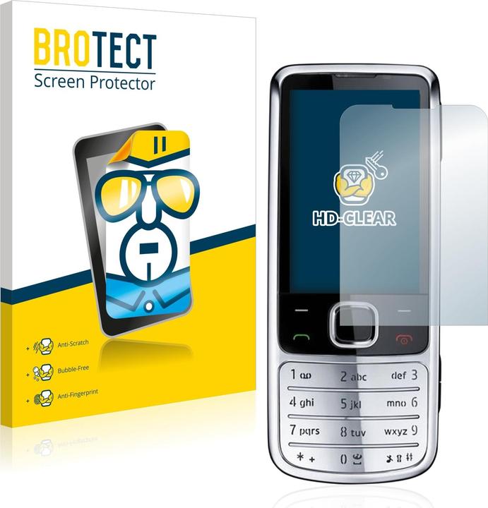 Actual product image BROTECT Screen Protector Clear (2 Piece, Nokia 6700 Classic)