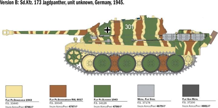 Immagine prodotto Italeri 1:35 Sd.Kfz.173 Jagdpanther+equipaggio invernale
