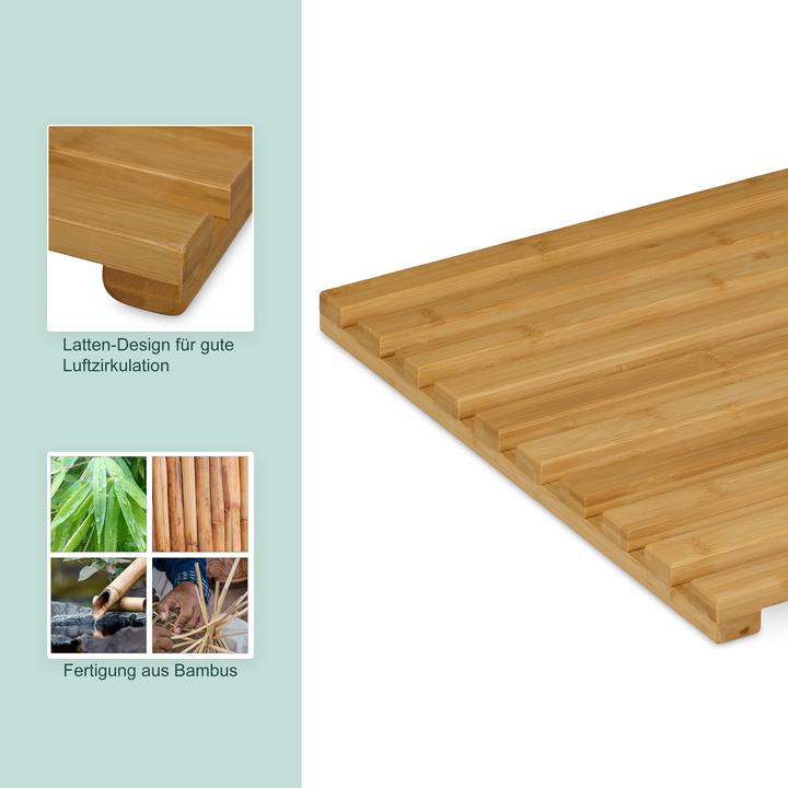 Actual product image Relaxdays Bath mat (100 x 50 x 3.5 cm)