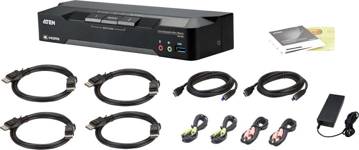Actual product image Aten KVM switches automatic
