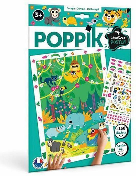 Produktbild Poppik Sticker Kreativ Poster Dschungel