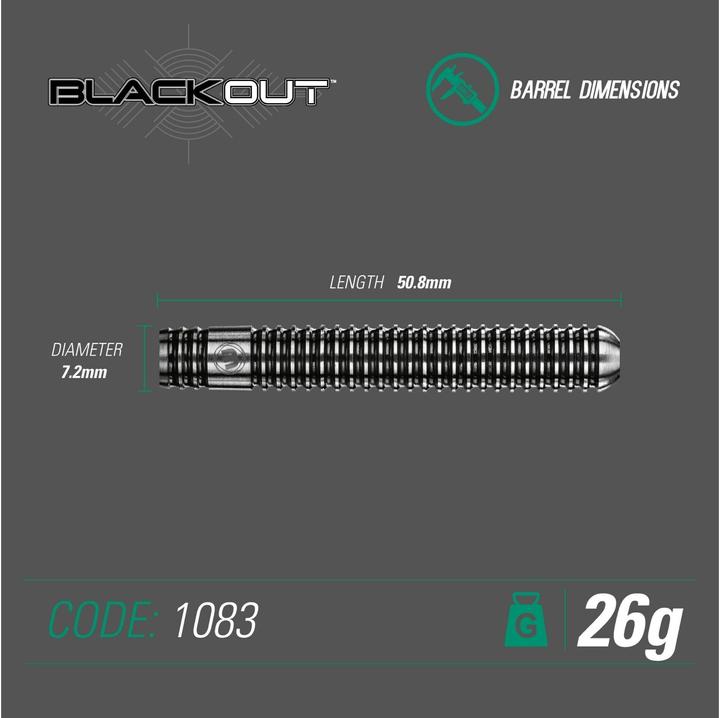 Immagine prodotto Winmau Blackout (26 g)