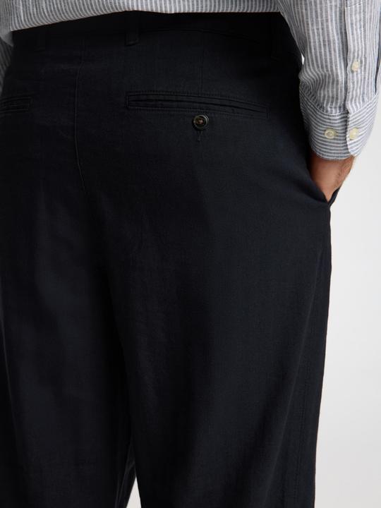 Actual product image Selected Homme Cropped relaxed fit trousers (34)