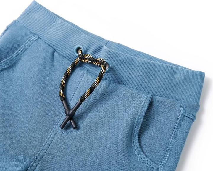 Actual product image VidaXL Children's tracksuit bottoms mid blue 104,Material: 80 (104)