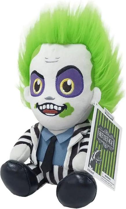Image du produit Kidrobot Beetlejuice Phunny Figure en peluche Beetlejuice Sitting with Striped Outfit 18 cm (18 cm)