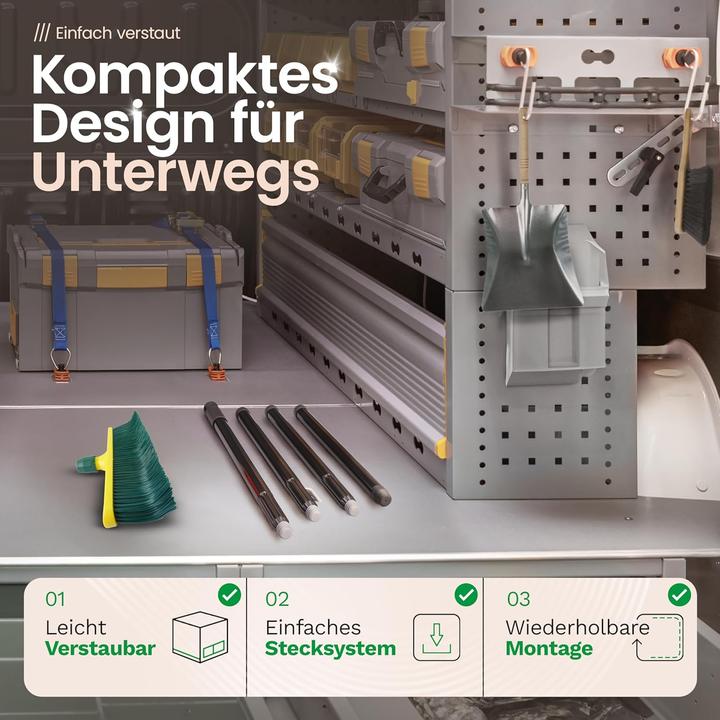 Image du produit Novaliv 2X Premium Krallenbesen mit Stiel 30cm, Spezialbesen gebogenen Borsten Kunststoffkopf -Ideal (1 pcs)