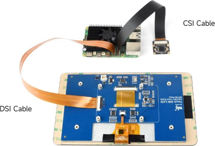 Image du produit WaveShare Câble d'affichage DSI/MIPI 300mm pour Raspberry Pi 5