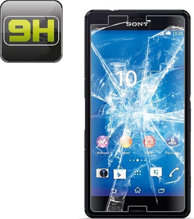 Actual product image Protectorking 3x real tempered 9H armoured glass 3D CLEAR (1 Piece, Sony Xperia Z3 Compact)