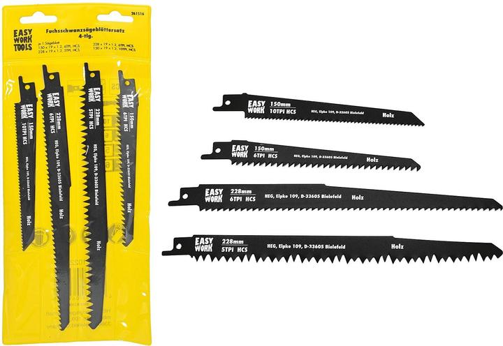 Produktbild Easy Work Fuchsschwanzsägeblättersatz