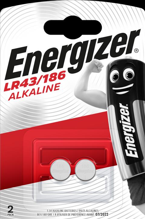 Actual product image Energizer LR43/186 Specialty (2 pcs., LR43, 123 mAh)