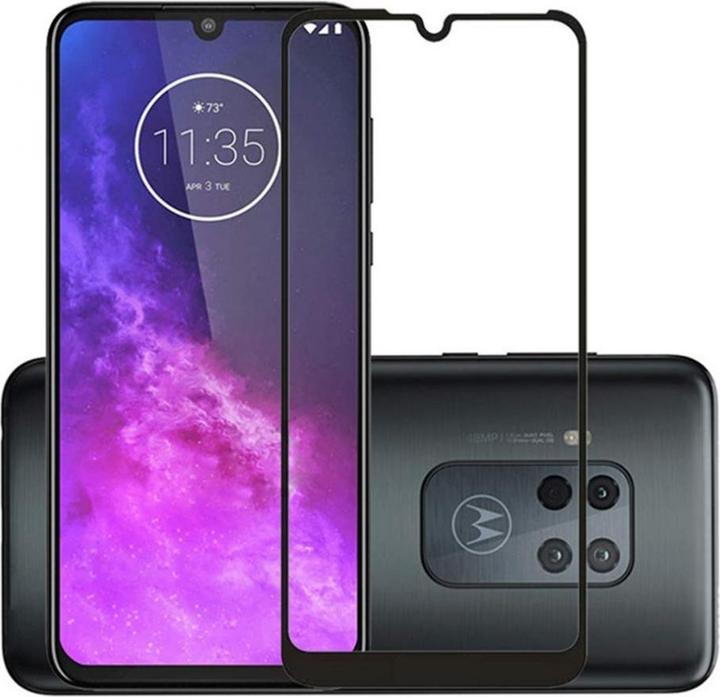 Produktbild Screenguard Motorola One Zoom Full Screen Panzerglas Schutzfolie 2.5D 9H (1 Stück, Motorola One Zoom)
