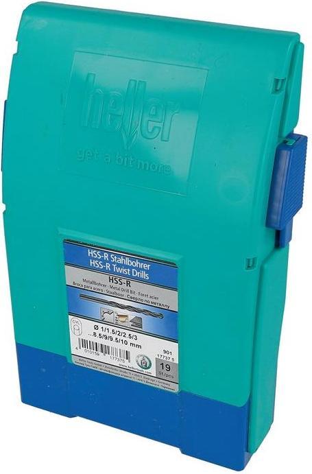 Produktbild Heller HSS Metall-Spiralbohrer-Set 19 (1.0-10 mm)