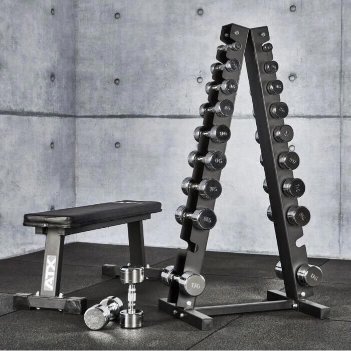 Immagine prodotto ATX Hantelpyramide 10 Paar-schwarz
