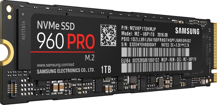 Produktbild Samsung 960 Pro (1000 GB, M.2 2280)