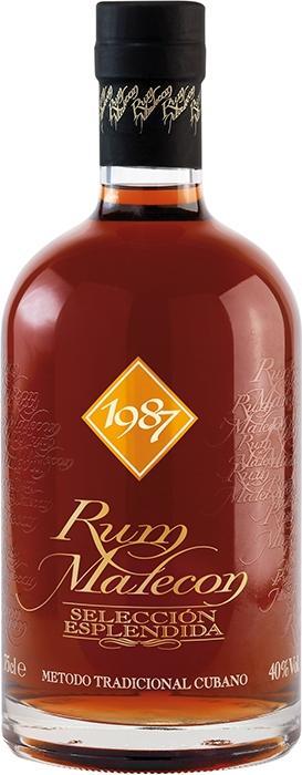 Malecon Rum SELECCIÓN ESPLENDIDA 1987 40% Vol. 0,7l in wooden box