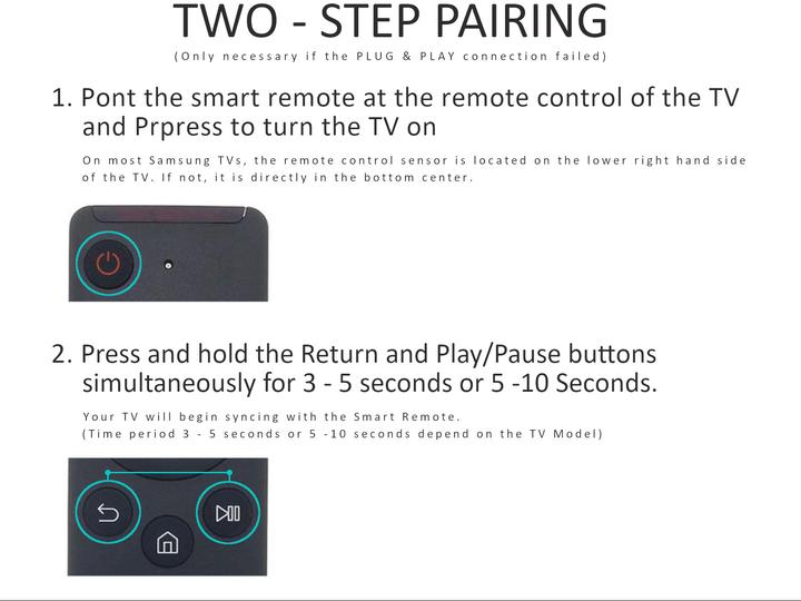 Actual product image Azurano Remote control for SAMSUNG BN59-01388H (Device-specific remote control, Infrared)