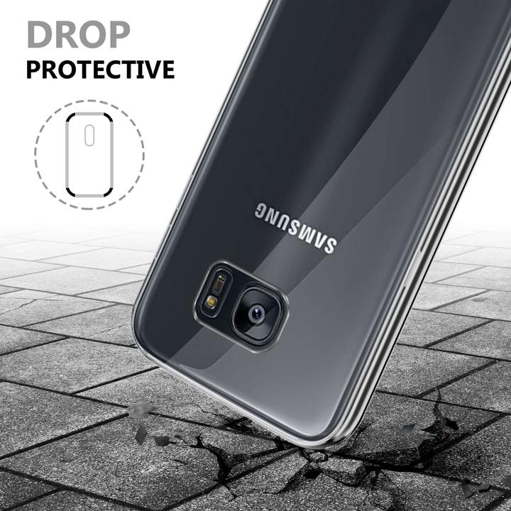 Immagine prodotto Cadorabo Custodia per Samsung Galaxy S7 EDGE TPU 360 Grad Case (Samsung Galaxy S7 Edge)
