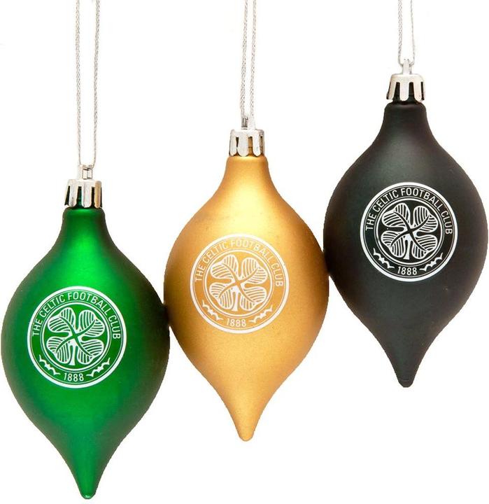 Produktbild Celtic FC Christbaumkugel Weihnachtliches Design (3Erpack) (3 -teilig)