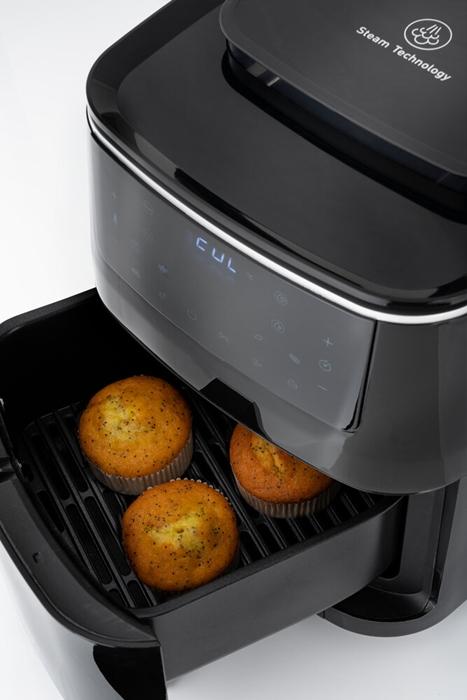 Actual product image OBH Nordica FW2018S0 fryer Single 6.5 L Stand-alone Hot air fryer Black