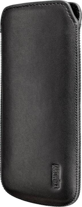 Produktbild Artwizz Leather Pouch für iPhone 4/4S Schwarz (Apple iPhone 4, Apple iPhone 4s)