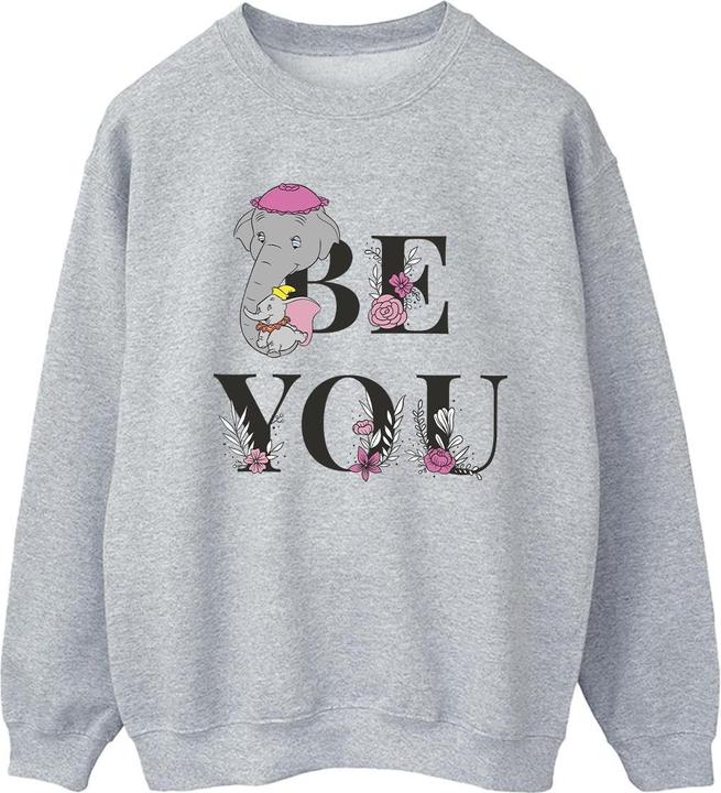 Actual product image Disney Womens/Ladies Dumbo Be You Sweatshirt (XXL)