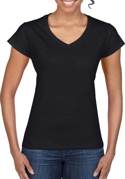 Actual product image Gildan Short Sleeve Tshirt With V Neck (S)