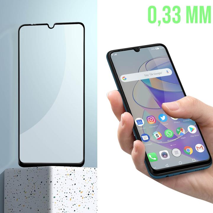 Actual product image Avizar 9H hardness glass display protection film (1 Piece, Honor X7a)