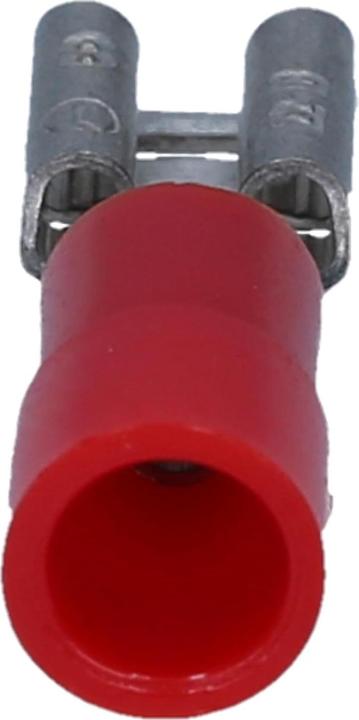 Immagine prodotto Kalitec 10 pezzi FHR488 presa a lama rossa 4,8x0,8 I connettore per cavo 0,5-1,5mm² I parzialmente isolato