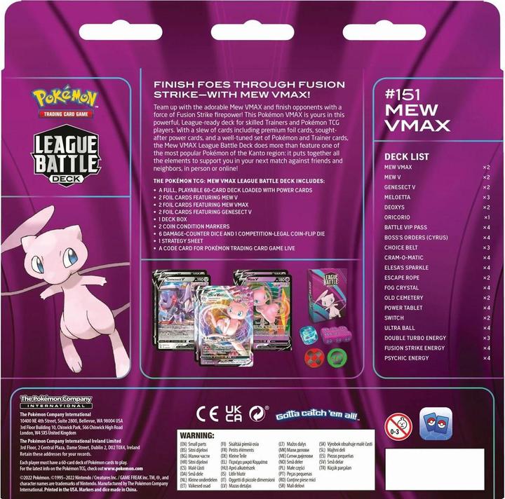 Immagine prodotto Pokémon League Battle Deck (Inglese, Ponte)