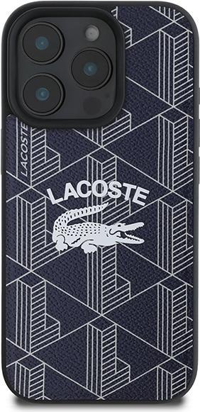 Produktbild Lacoste LCHMP16XPIGV iPhone 16 Pro Max 6.9" granatowy/navy hardcase Monogram Vintage Logo MagSafe (Apple iPhone 16 Pro Max)
