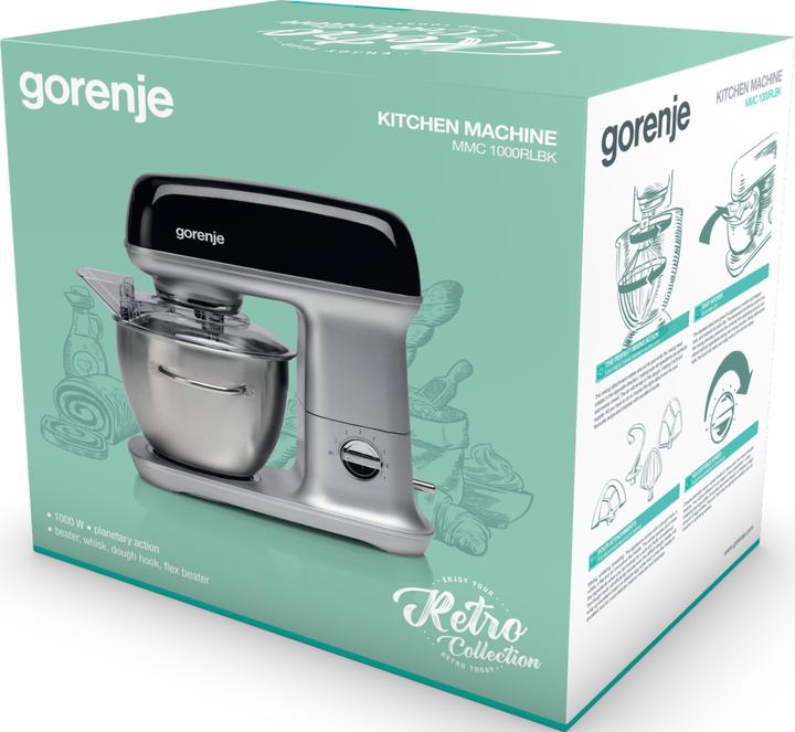 Image du produit Gorenje Petits appareils MACHINE DE CUISINE 1000W (MMC1000RLBK) (1000 W)