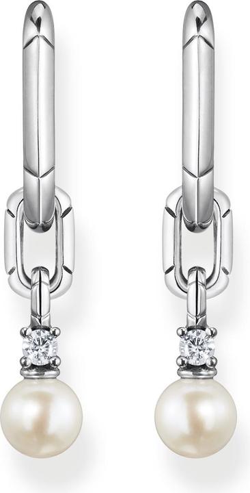 Produktbild Thomas Sabo Creolen Glieder und Perlen Silber (925er Silber)