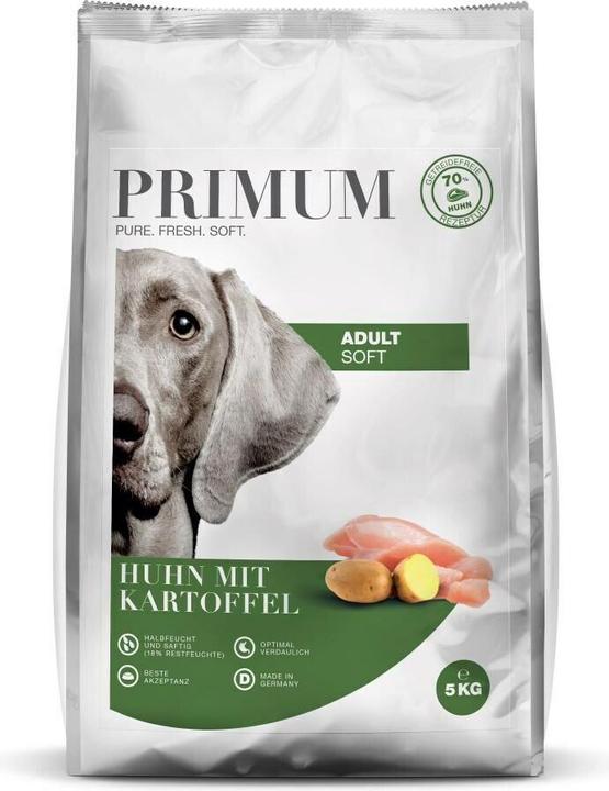 Image du produit PRIMUM Halbfeuchtfutter Adult Huhn mit Kartoffel 5 kg (Adulte, 1 pcs, 5071 g)