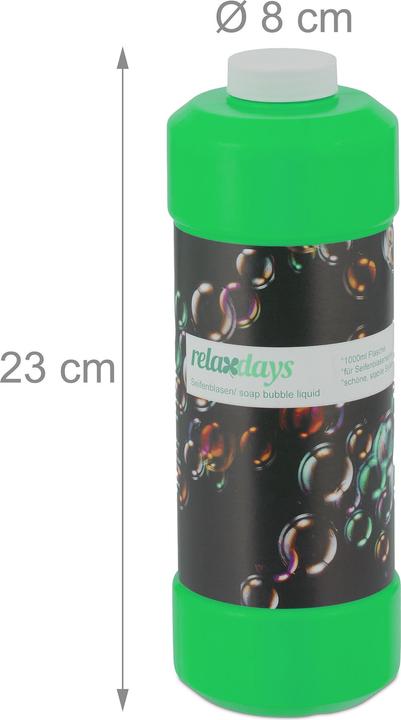 Produktbild Relaxdays 2x Seifenblasen-Nachfüllflasche