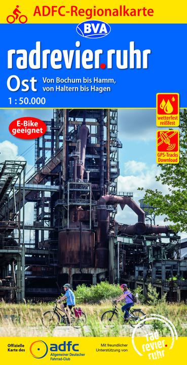 Actual product image ADFC regional map radrevier.ruhr East