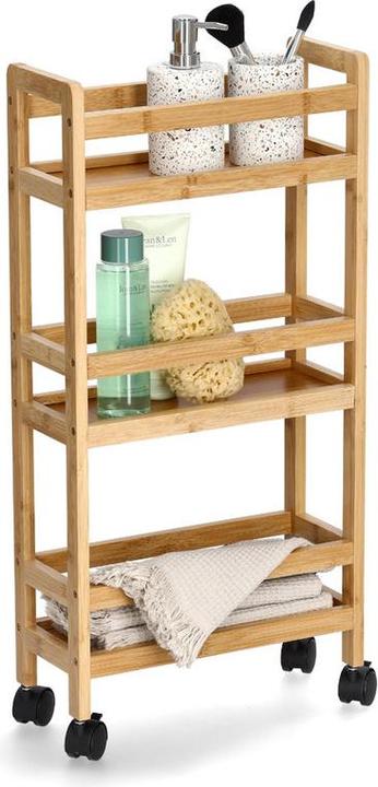Actual product image Zeller Present Niche trolley, bamboo/MDF