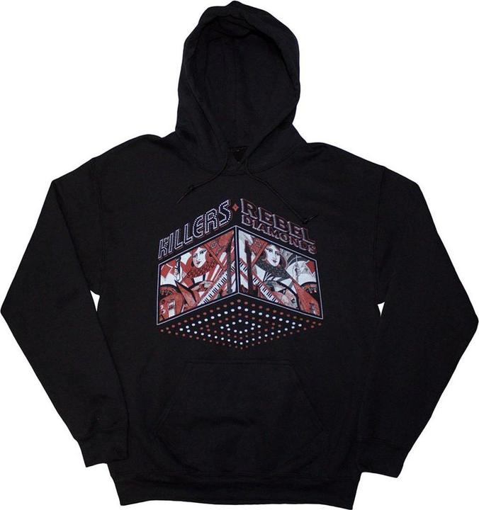 Actual product image Universal Textiles Unisex Adult Tour '24 Rebel Diamonds Hoodie (L)