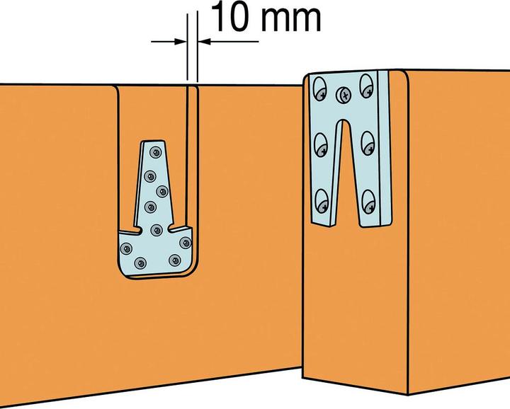 Actual product image Simpson Sst End grain connectors (Connecting plates, 1 pcs.)