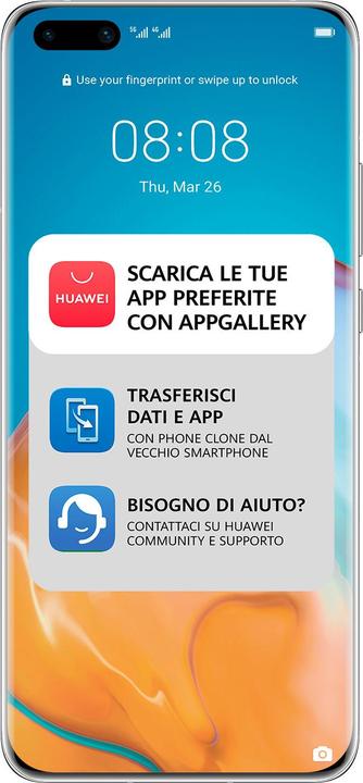 Image du produit Huawei P40 Pro (256 Go, Silver Frost, 6.58", Double SIM hybride + eSIM, 50 Mpx, 5G)
