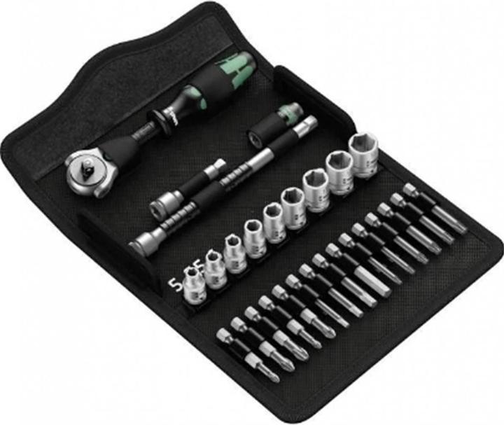 Actual product image Wera 8100 SA 6 Zyklop Speed Ratchet Set (12 mm, 10 mm, 11 mm, 13 mm)