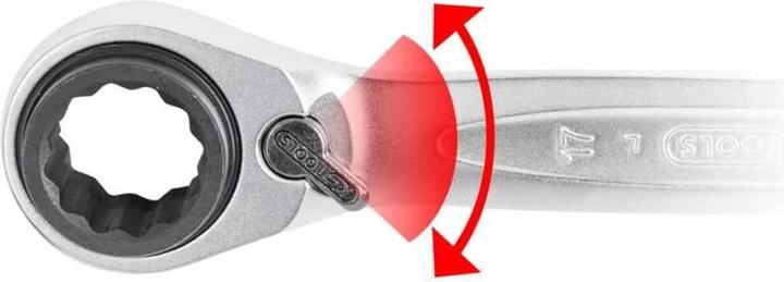 Actual product image KS Tools 4 in 1 GEARplus (19 mm, 10 mm, 17 mm, 13 mm)