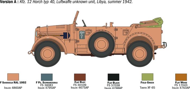 Produktbild 1:35 Kfz.12 Horch 901 typ 40 Frühe Ausf.