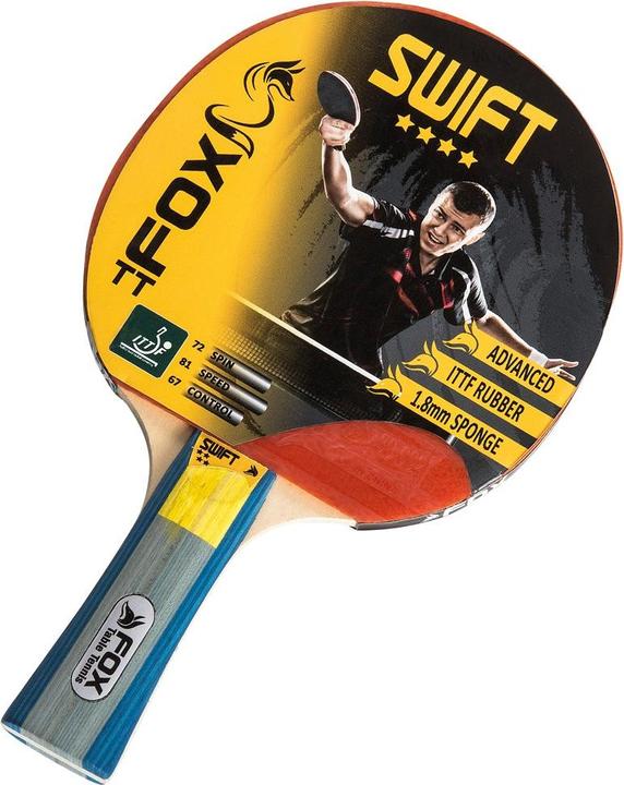 Actual product image Fox TT Swift 4 Star table tennis bat