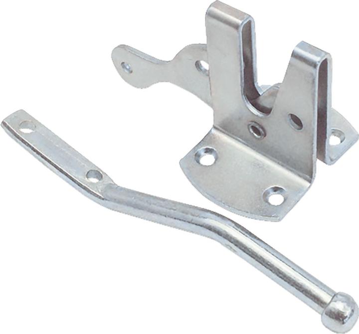Produktbild GAH Gartentor Riegel mit Einhängemöglichkeit für Vorhangschlösser Stahl verzinkt (1 Stk.)