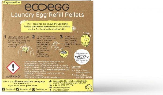 Produktbild Ecoegg Waschei Refill Fragrance Free (50 Waschgänge, Perlen)