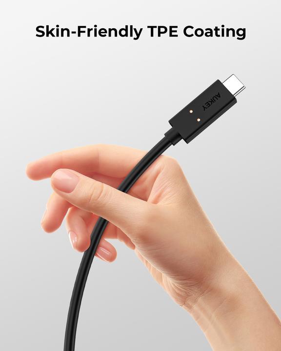 Actual product image Aukey USB C — USB C (0.80 m, USB 4.0)