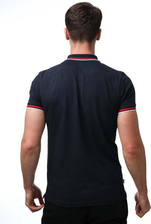 Produktbild Timberland Poloshirt Mit kontrastfarbenen Streifen kurzärmlig (S)