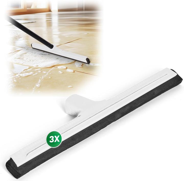Immagine prodotto Novaliv 3X Wasserschieber Bodenabzieher Kunststoff 43 cm Dusche Terasse Auto Abzieher Fenster Profi (1 pz.)
