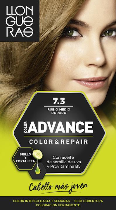Image du produit Llongueras COLOR ADVANCE #7,3-rubio medio dorado (7.3)